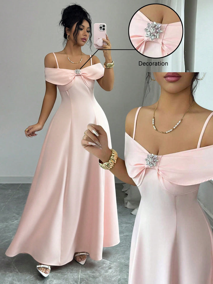 Rochie maxi SHEIN, roz