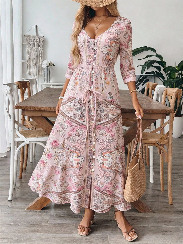 Rochie maxi SHEIN, mix culori