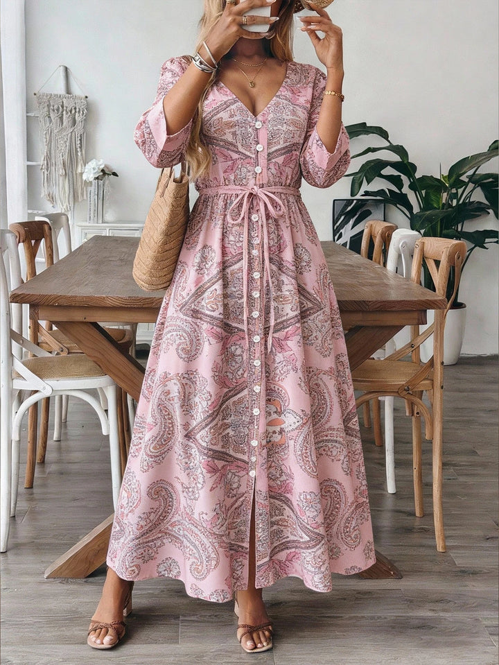 Rochie maxi SHEIN, mix culori