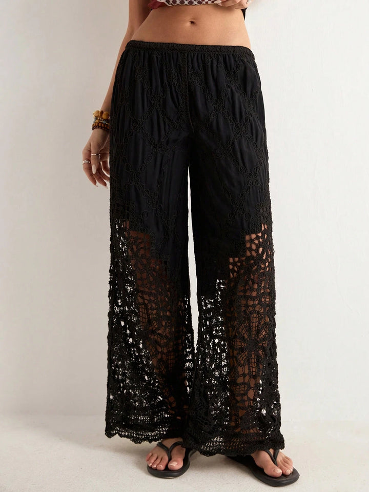 Pantaloni SHEIN, negru