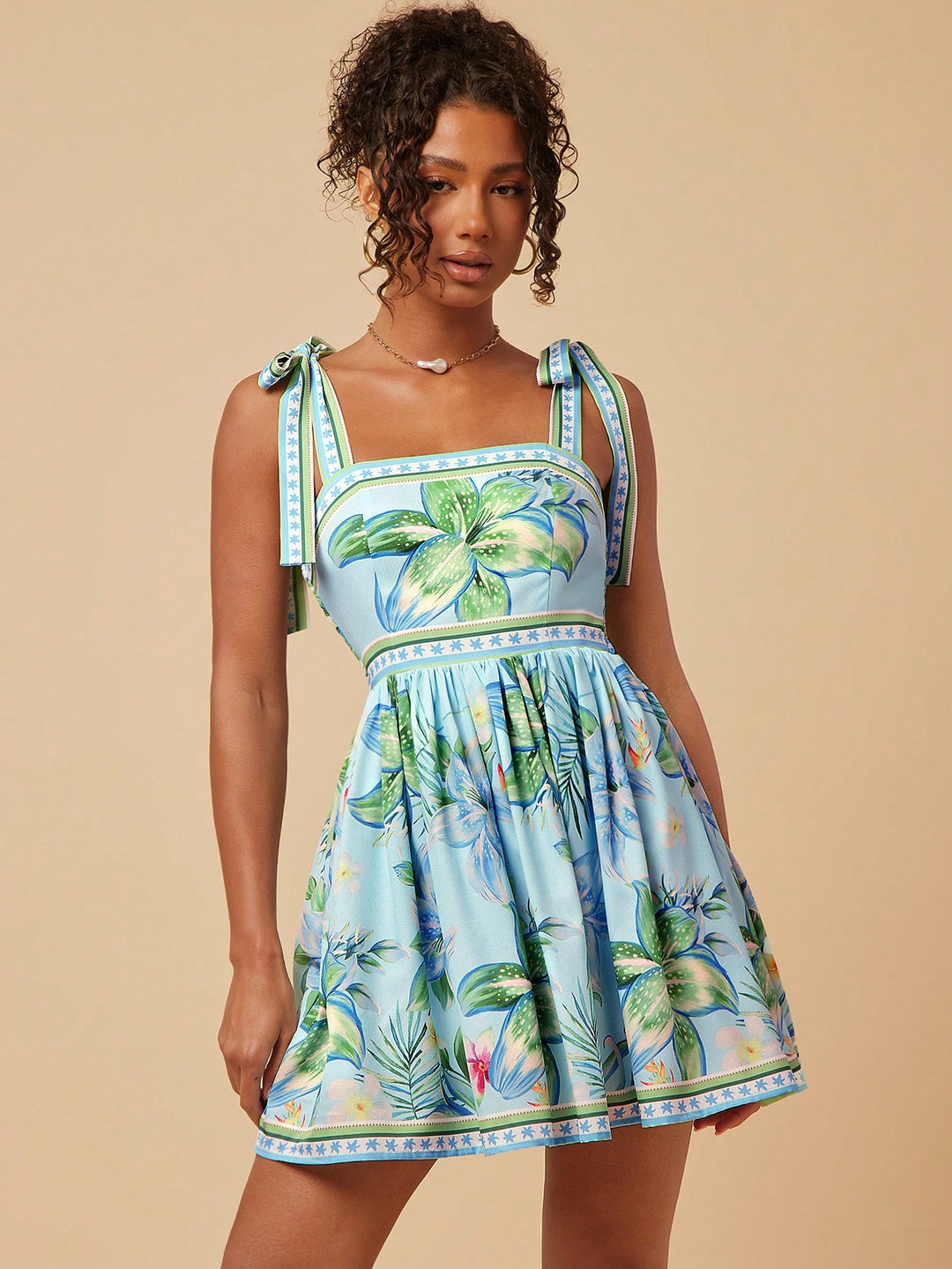 Rochie mini SHEIN, verde