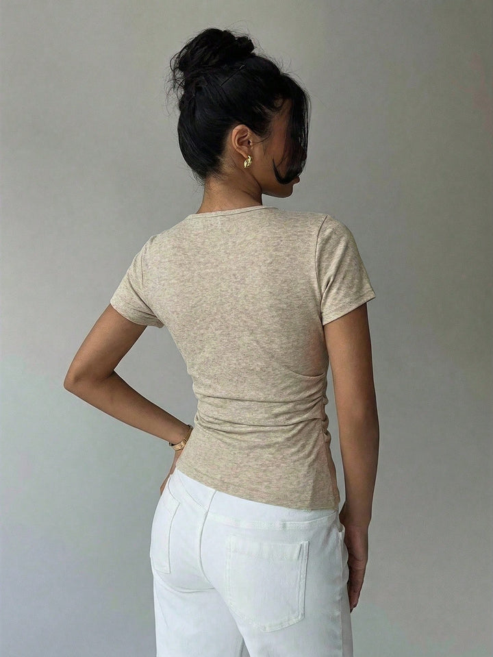 Tricou SHEIN, bej