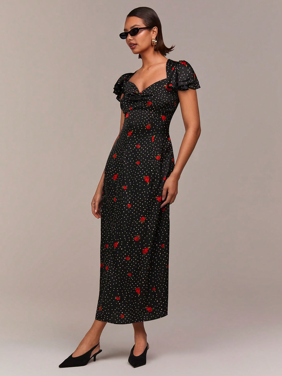 Rochie maxi SHEIN, mix culori