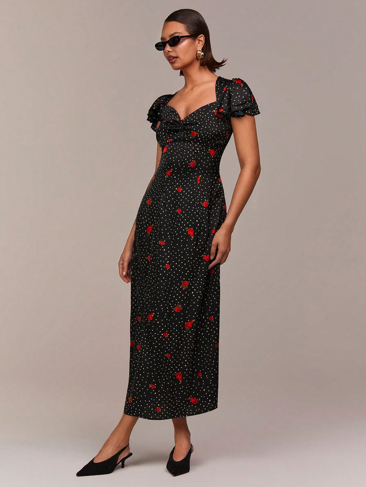 Rochie maxi SHEIN, mix culori