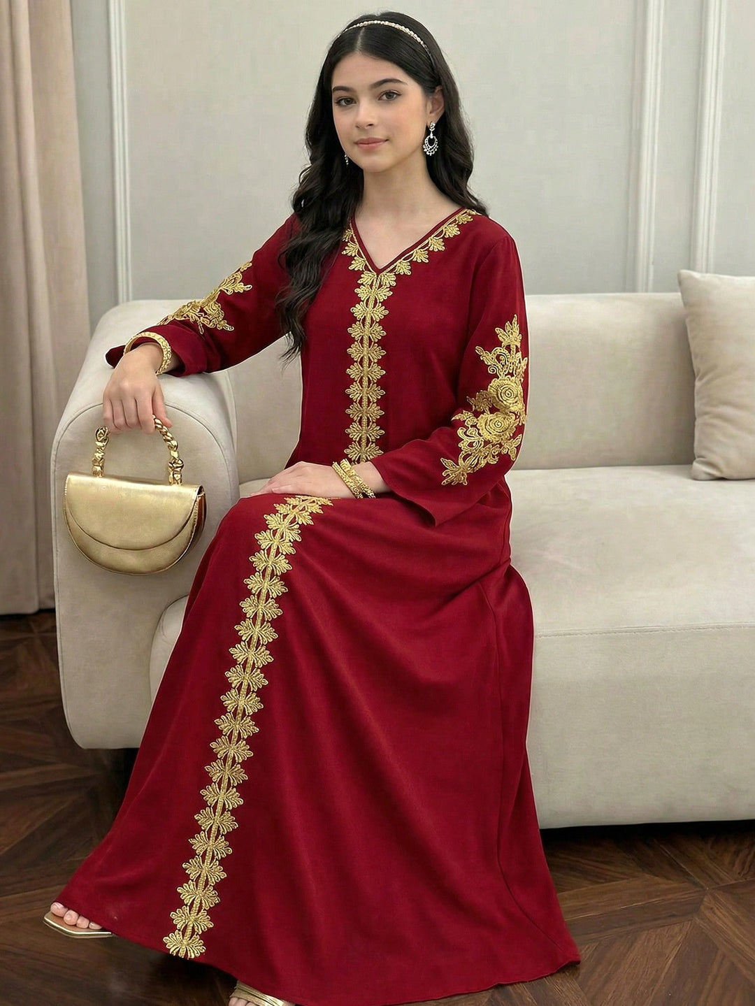 SHEIN ruha, bordó