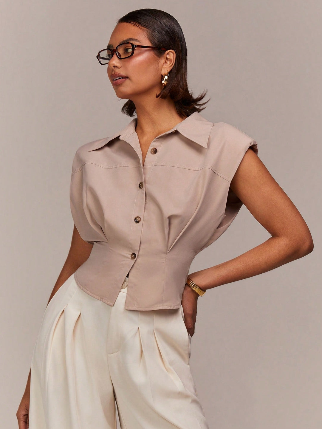 Ujjatlan SHEIN ing, khaki