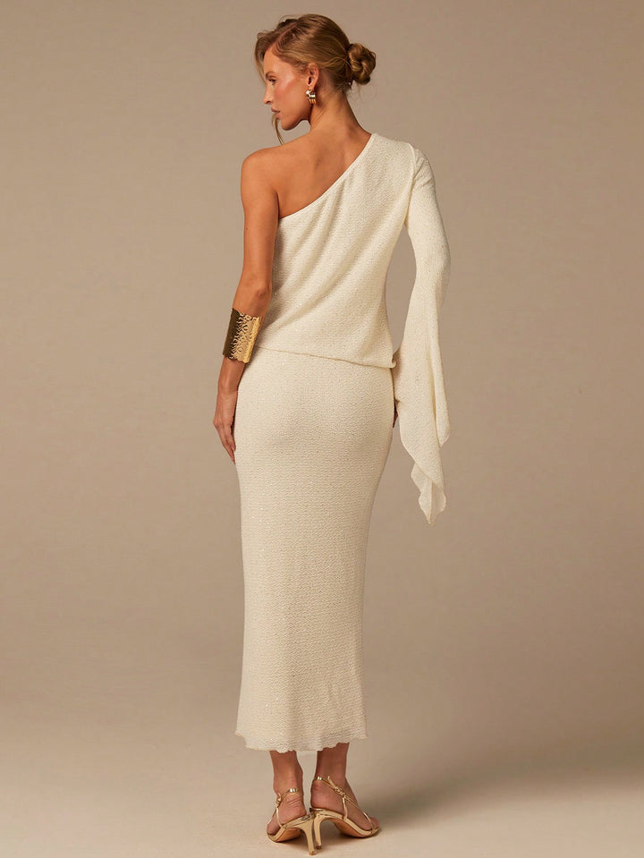 Rochie maxi SHEIN, portocaliu