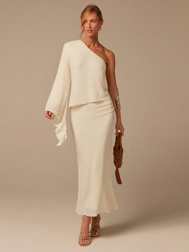 Rochie maxi SHEIN, portocaliu