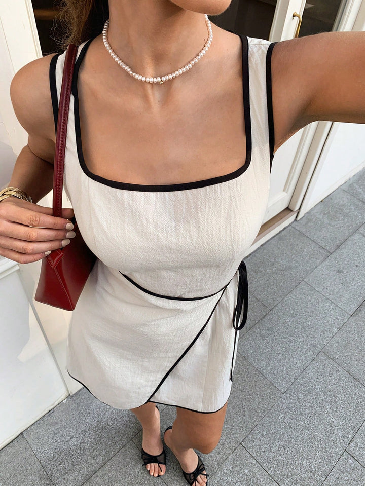 Rochie mini SHEIN, bej