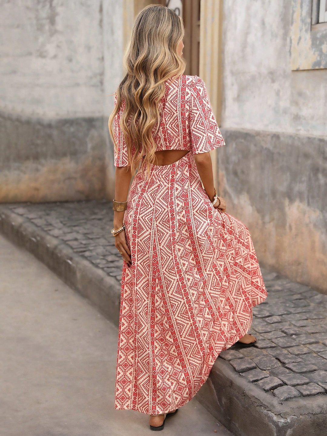 Rochie maxi SHEIN, mix culori