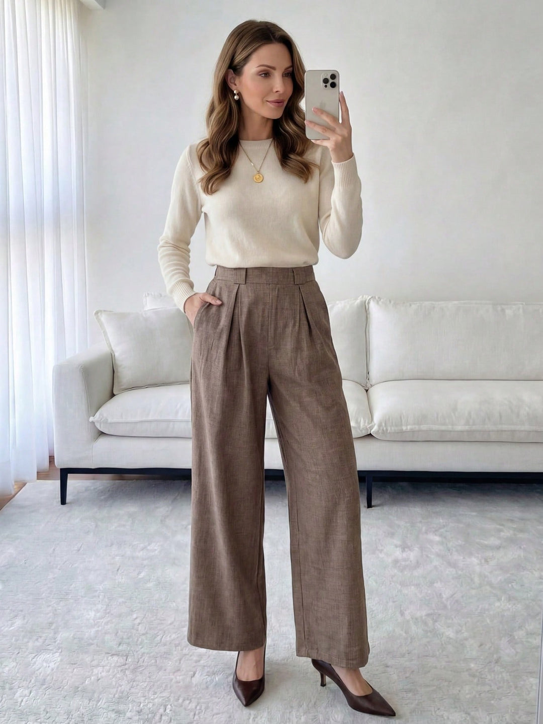 Pantaloni SHEIN, negru