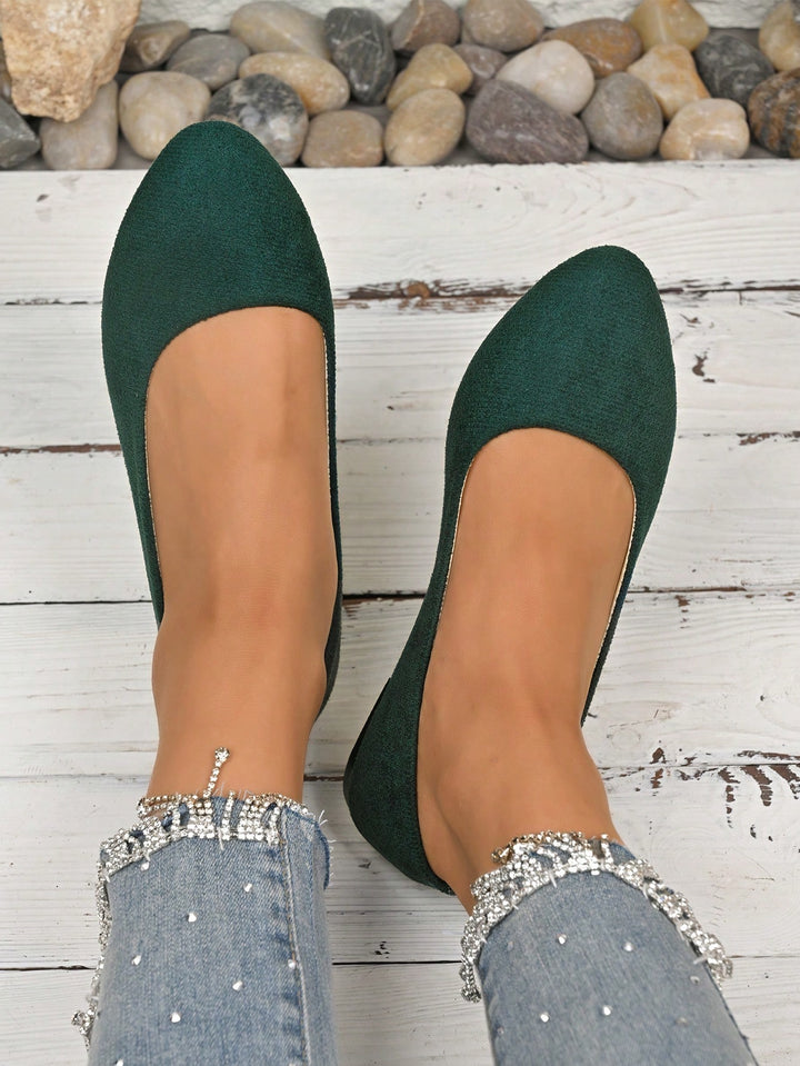 Balerini SHEIN, verde
