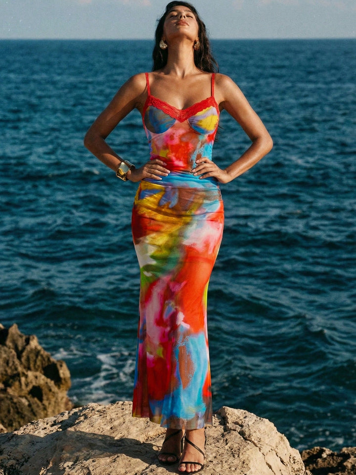 Rochie maxi SHEIN, roșu