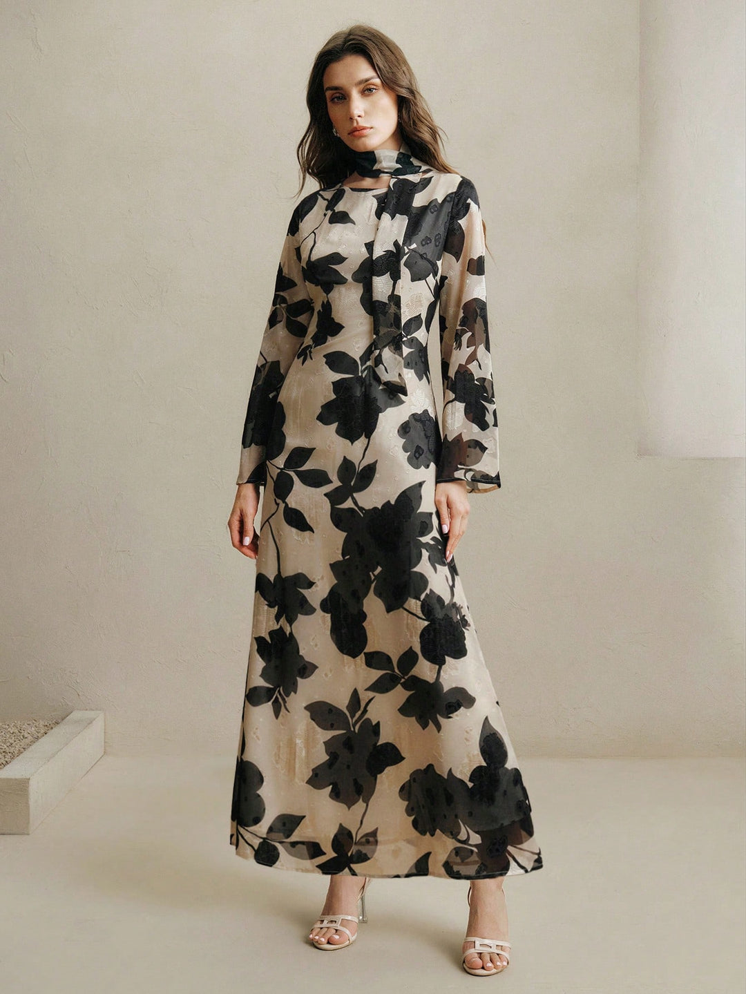Rochie maxi SHEIN, negru