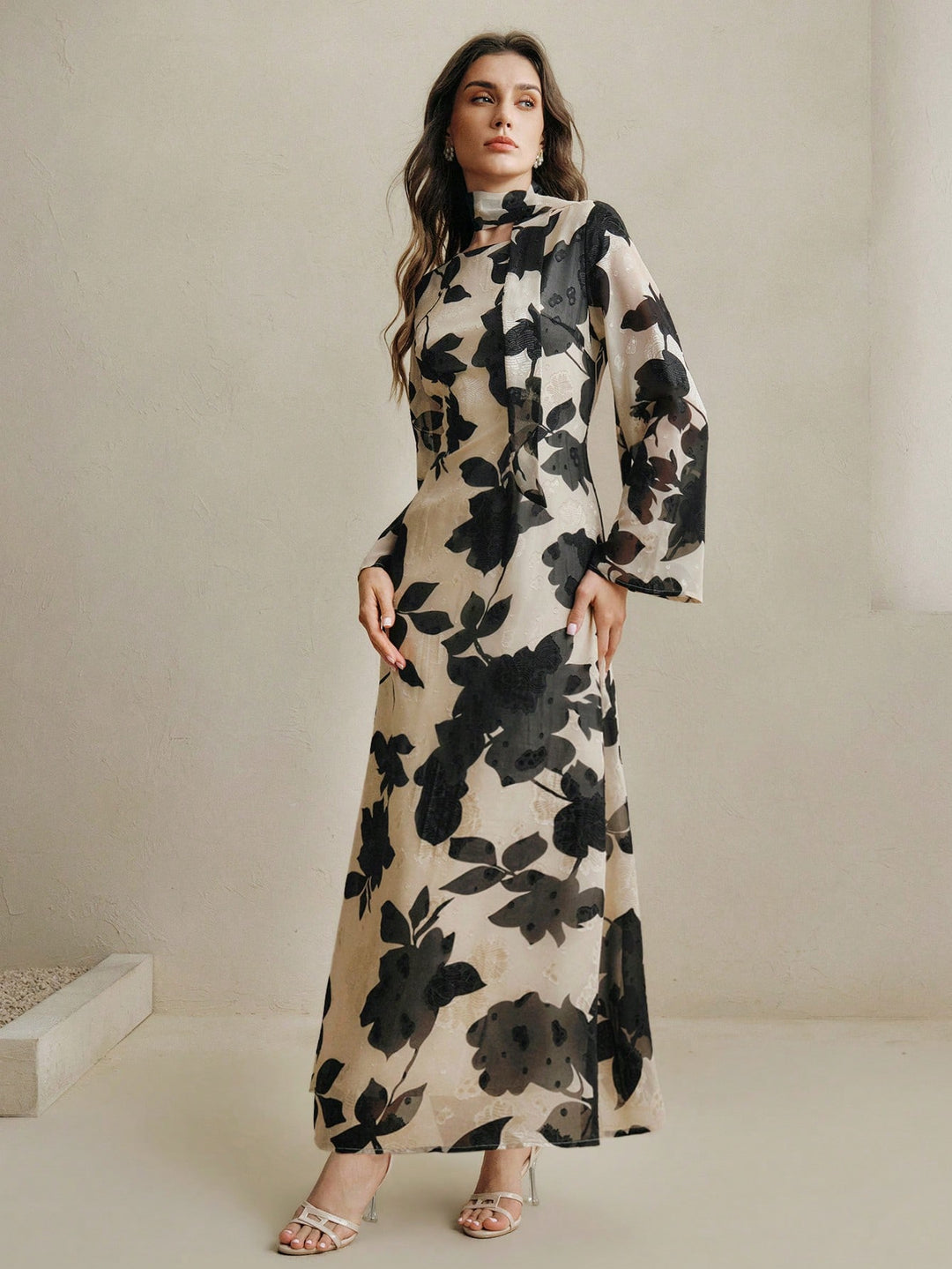 Rochie maxi SHEIN, negru