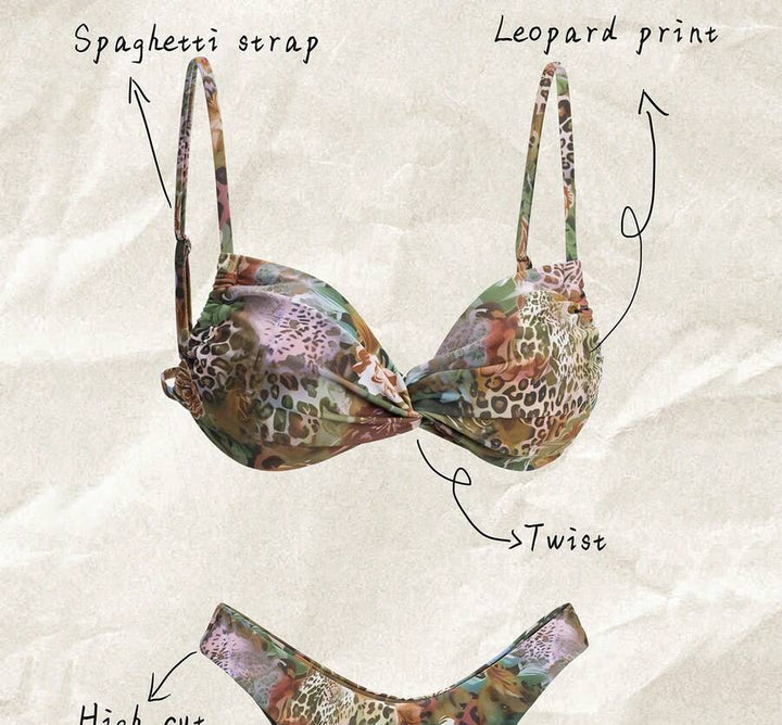 Sutien de baie SHEIN, mix culori