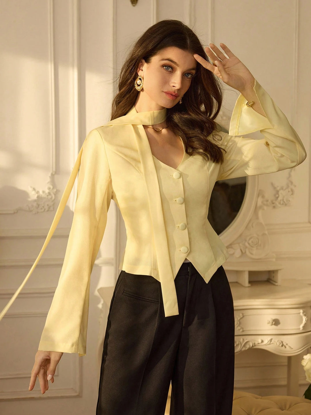 SHEIN ing, sárga