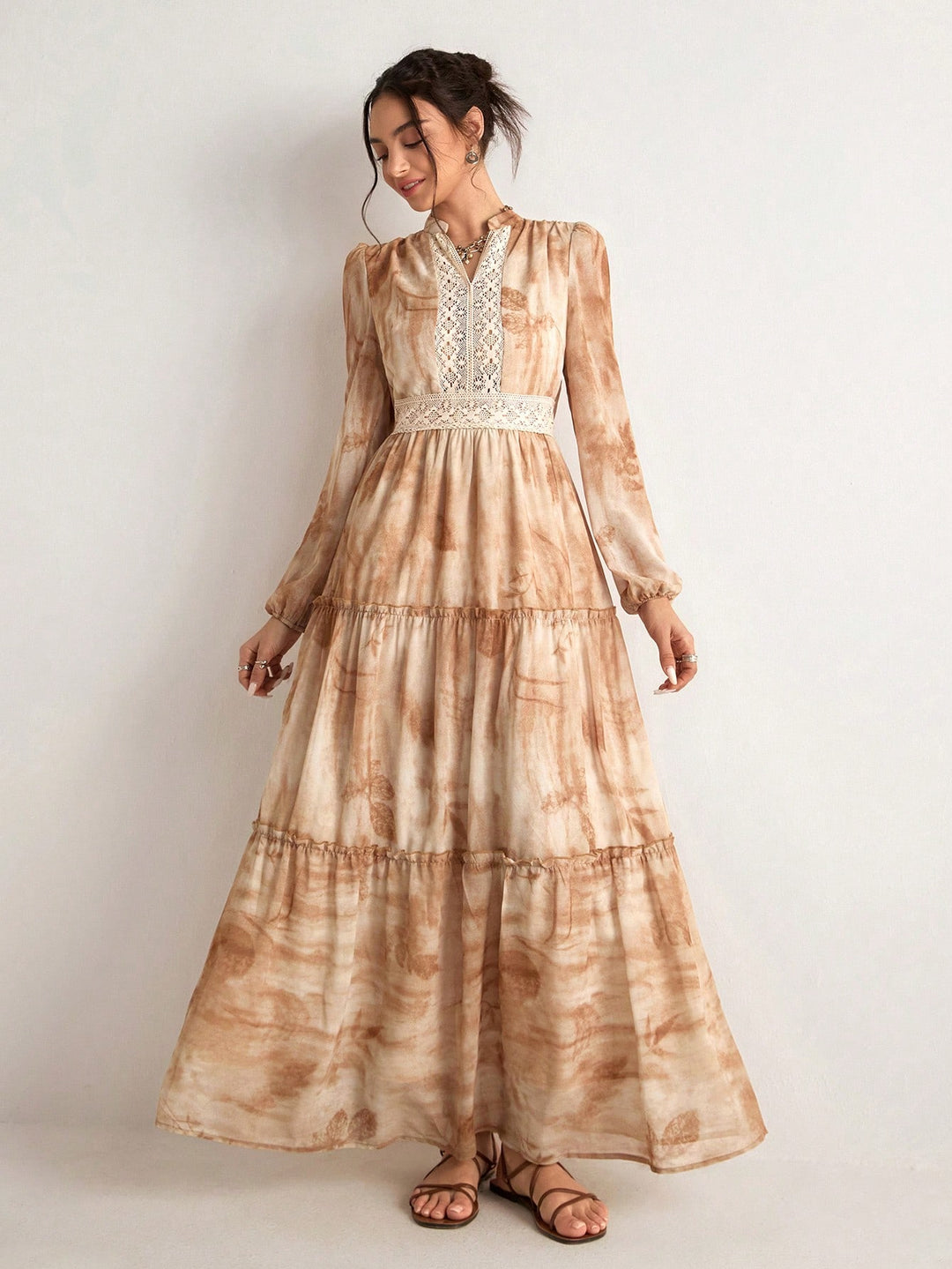 Rochie maxi SHEIN, mix culori