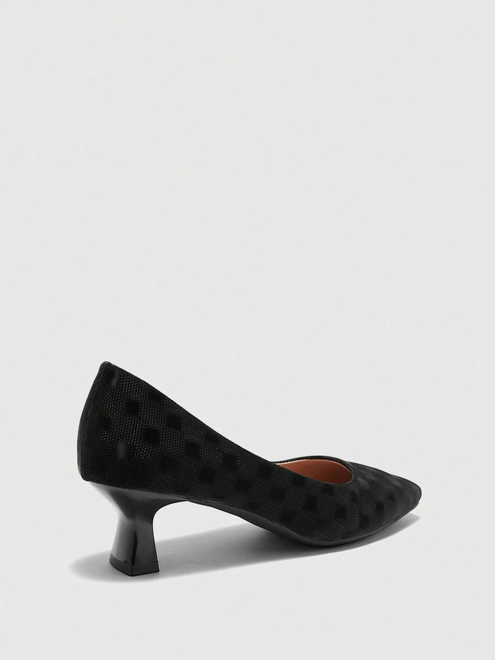 Pantofi cu toc SHEIN, negru