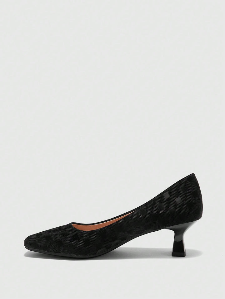 Pantofi cu toc SHEIN, negru