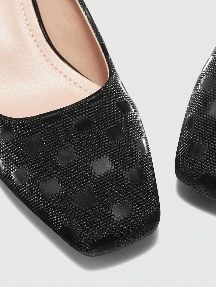 Pantofi cu toc SHEIN, negru