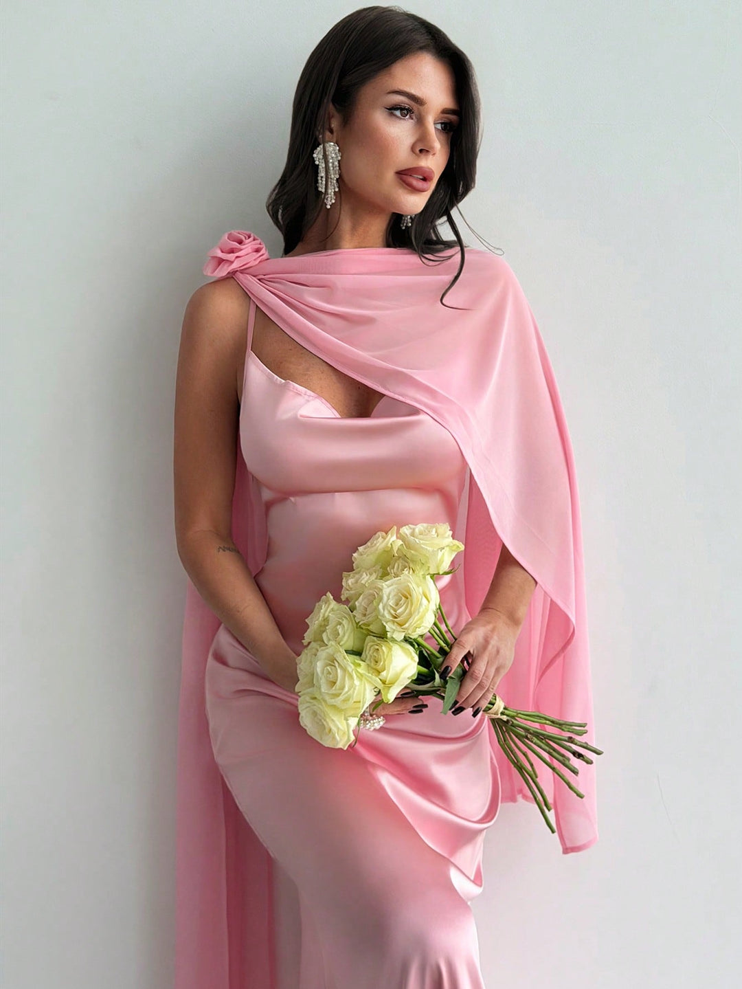 Rochie maxi SHEIN, roz