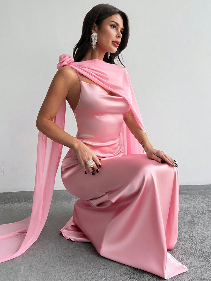 Rochie maxi SHEIN, roz