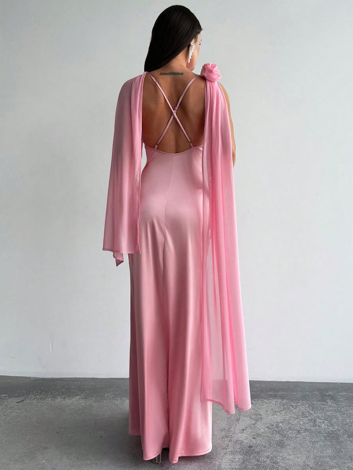 Rochie maxi SHEIN, roz