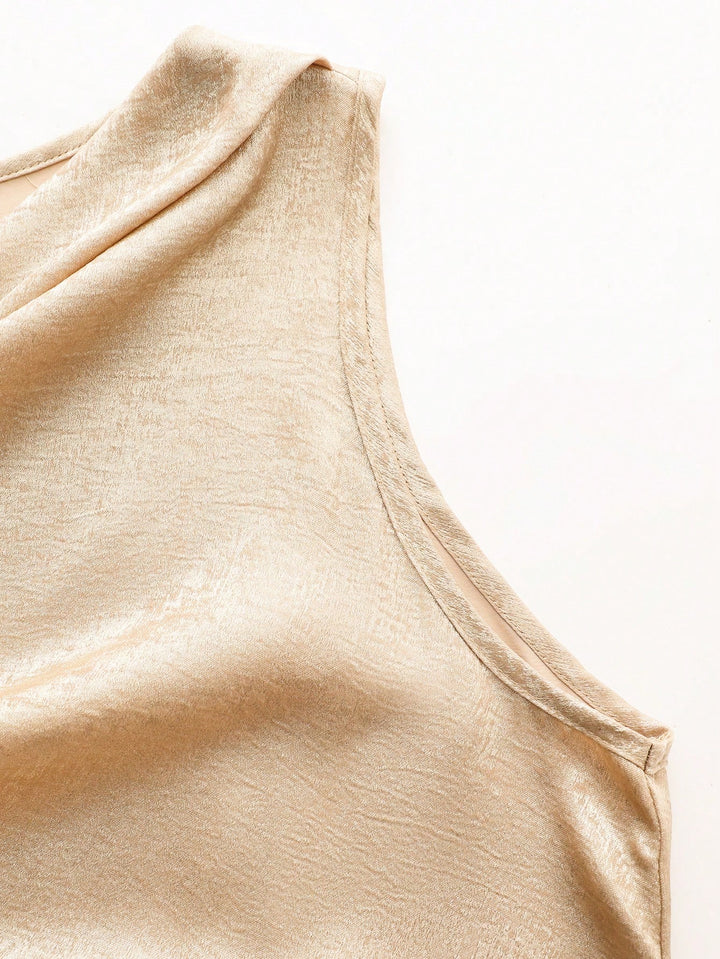 Rochie scurtă SHEIN, auriu
