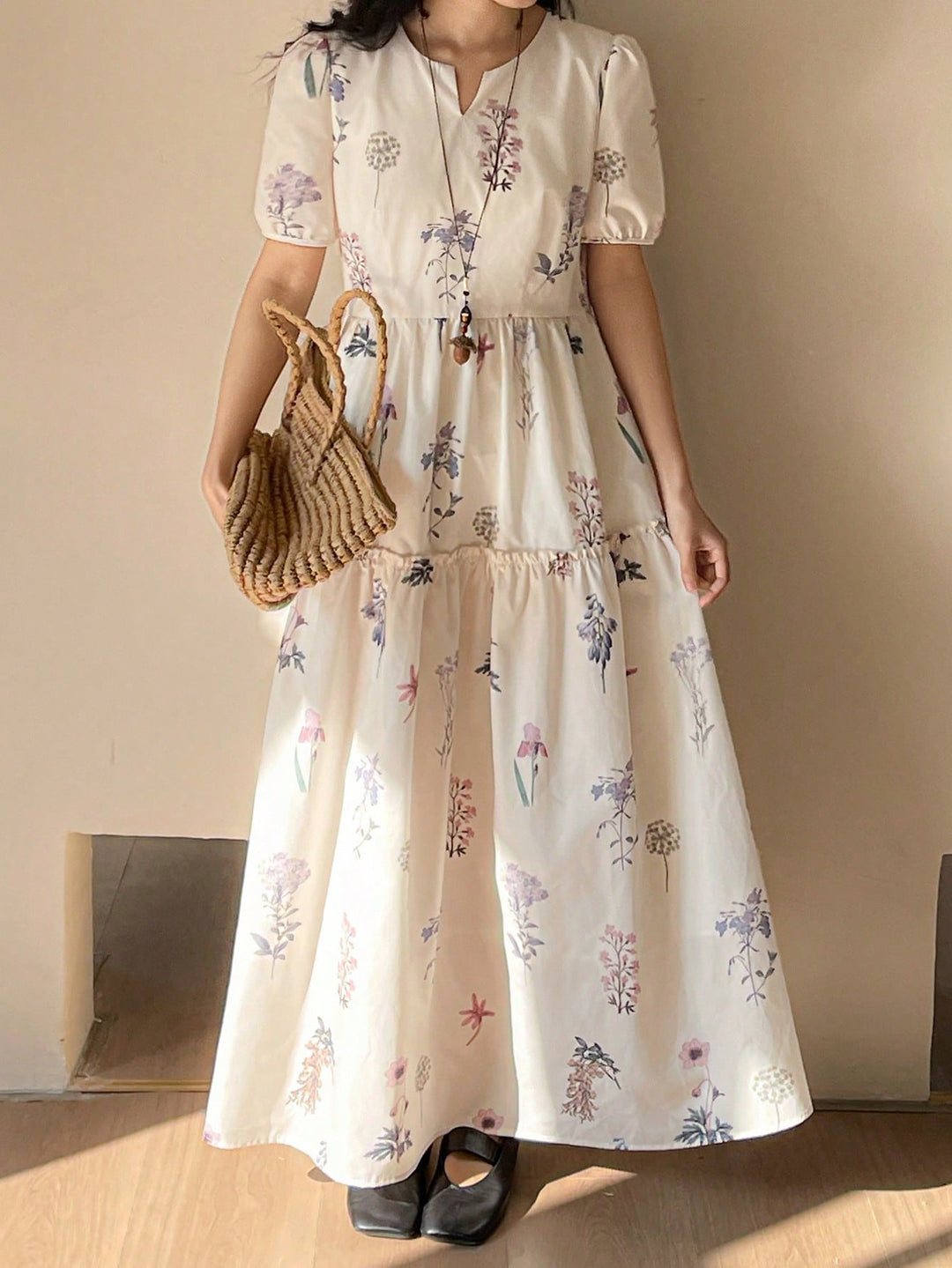 Rochie maxi SHEIN, mix culori