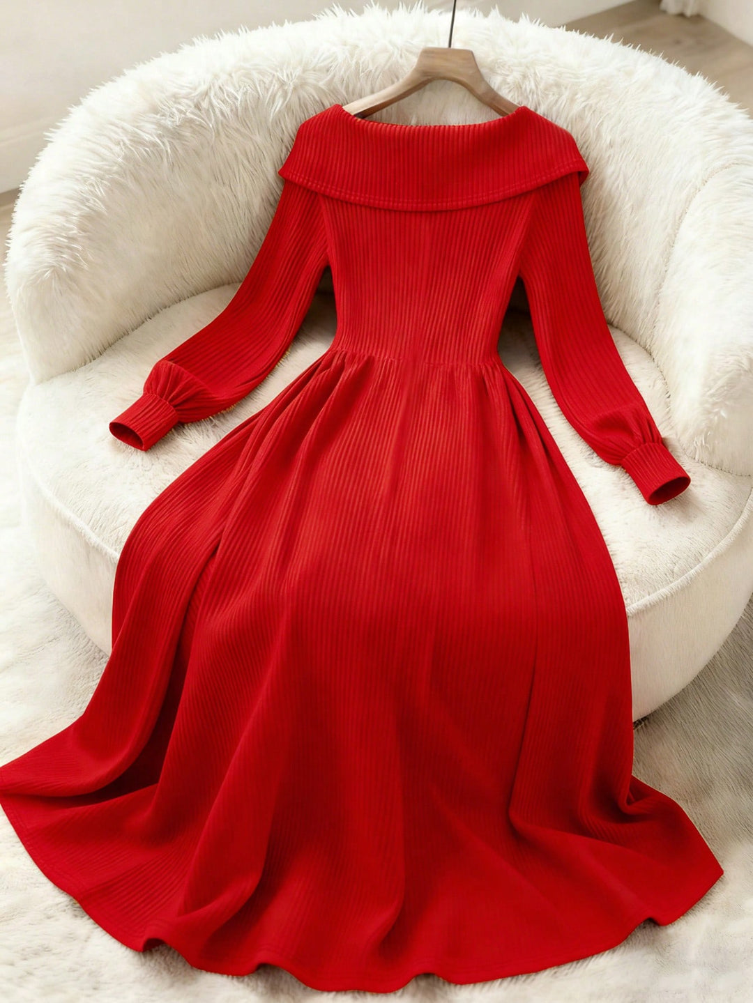 Rochie maxi SHEIN, roșu