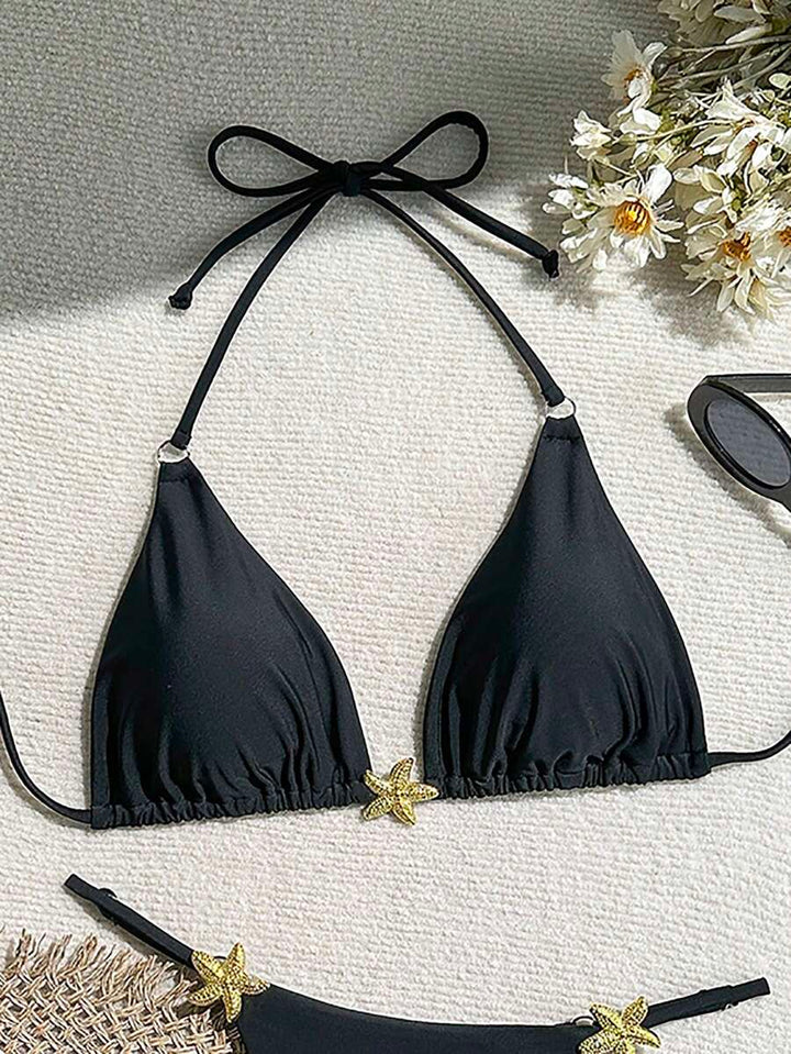 Sutien de baie SHEIN, negru