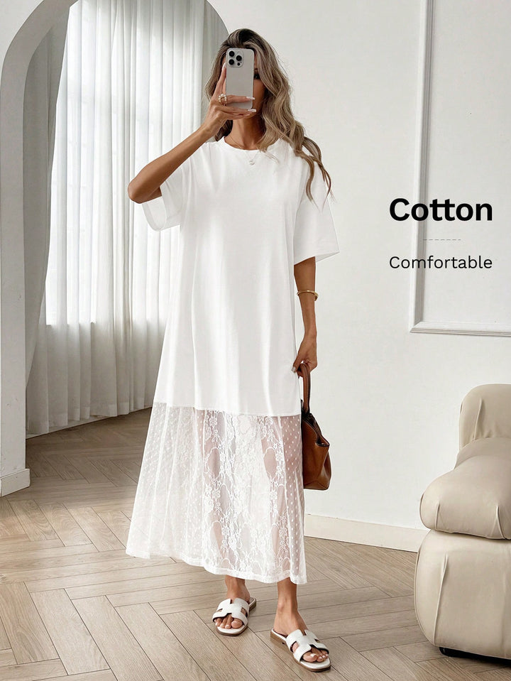 Rochie midi SHEIN, alb