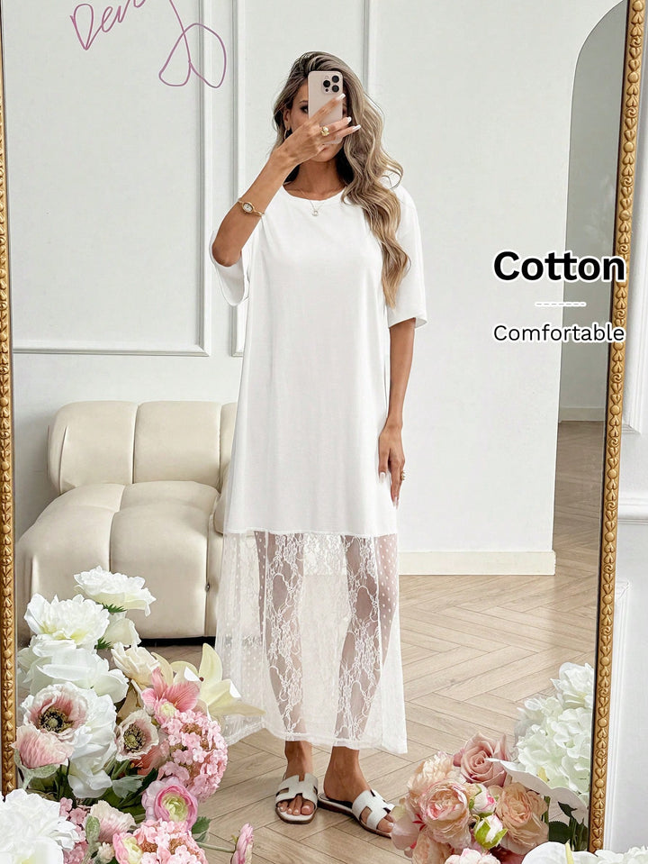 Rochie midi SHEIN, alb