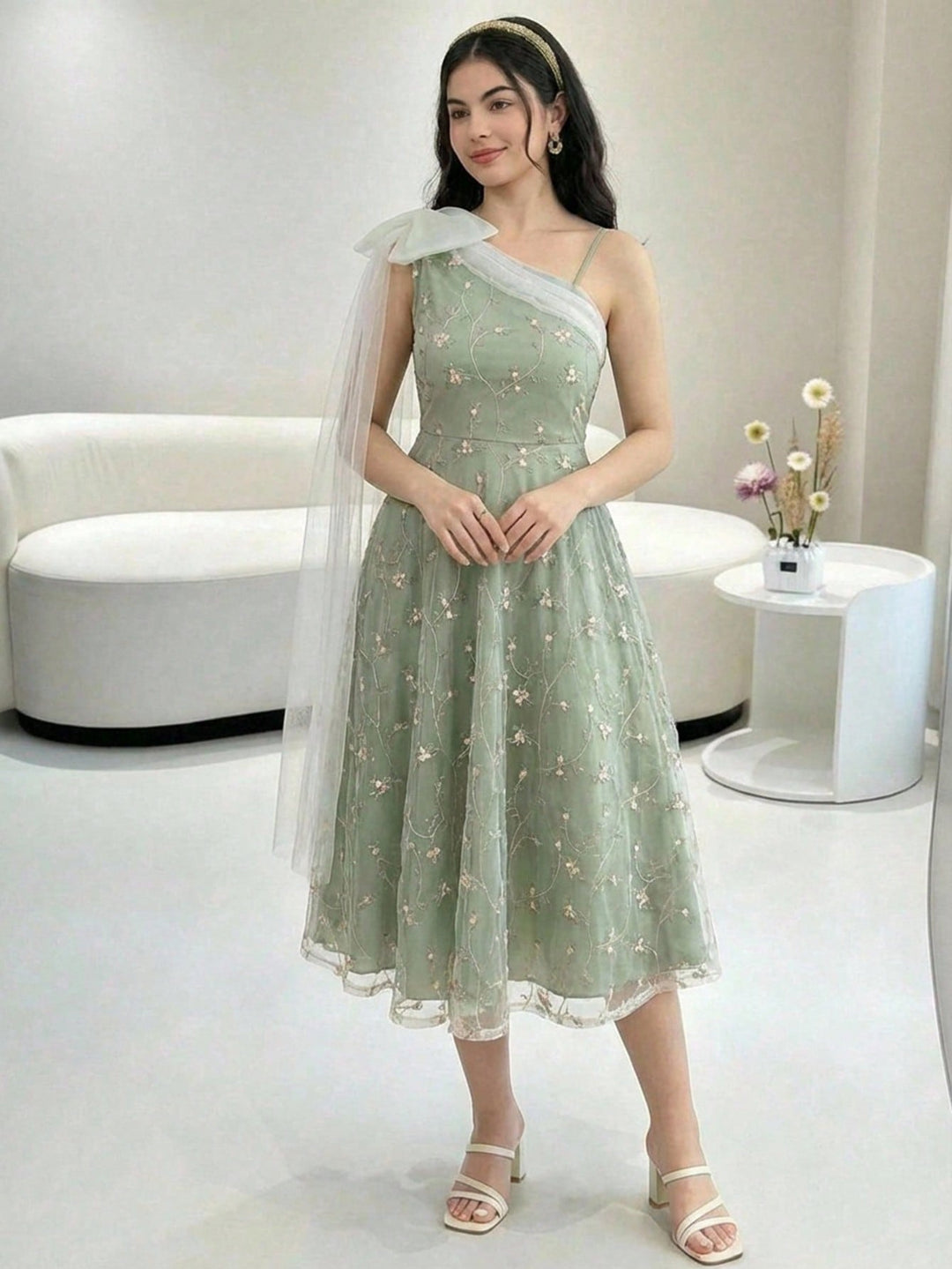 Rochie SHEIN, verde