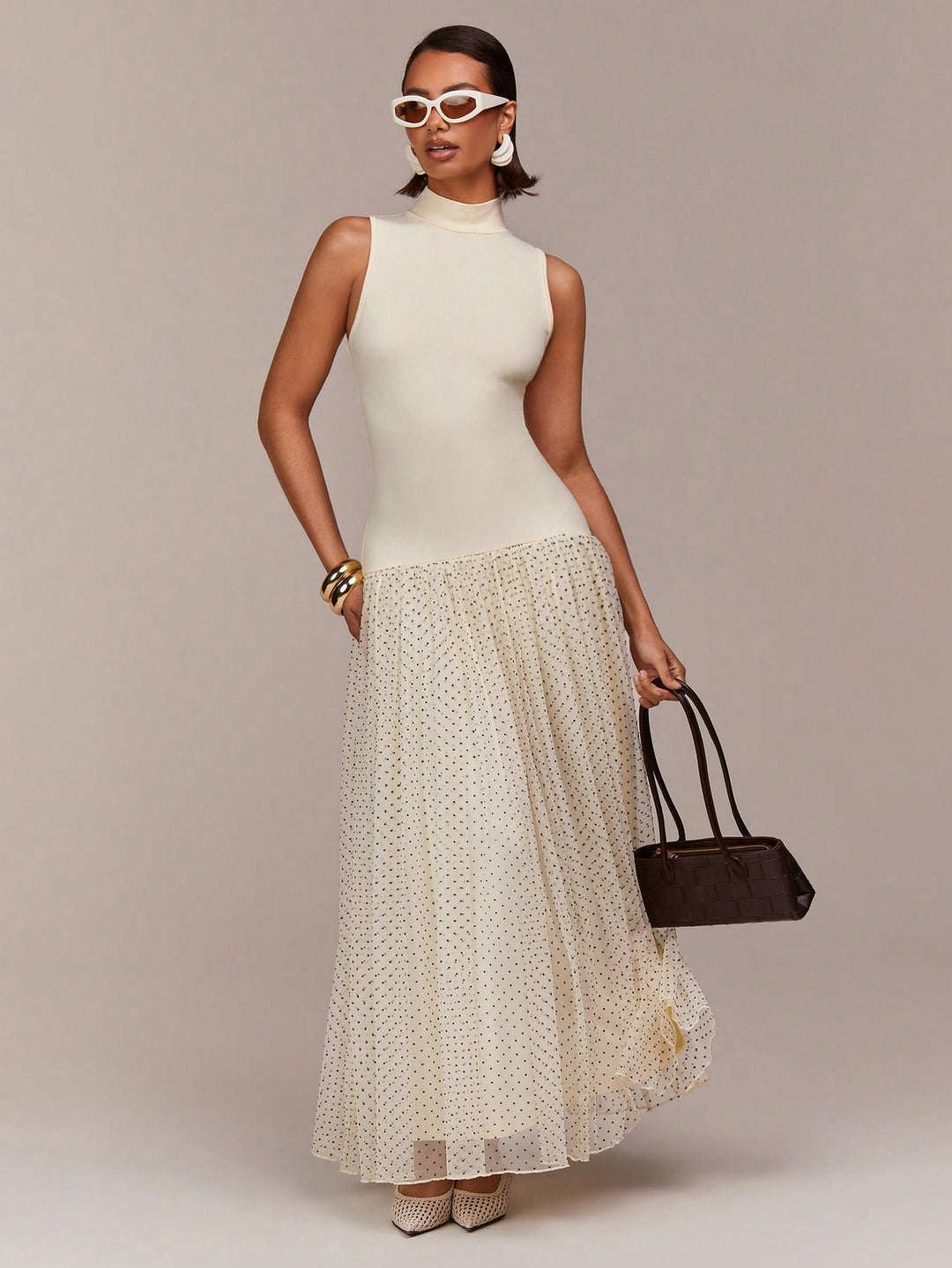 Rochie maxi SHEIN, galben
