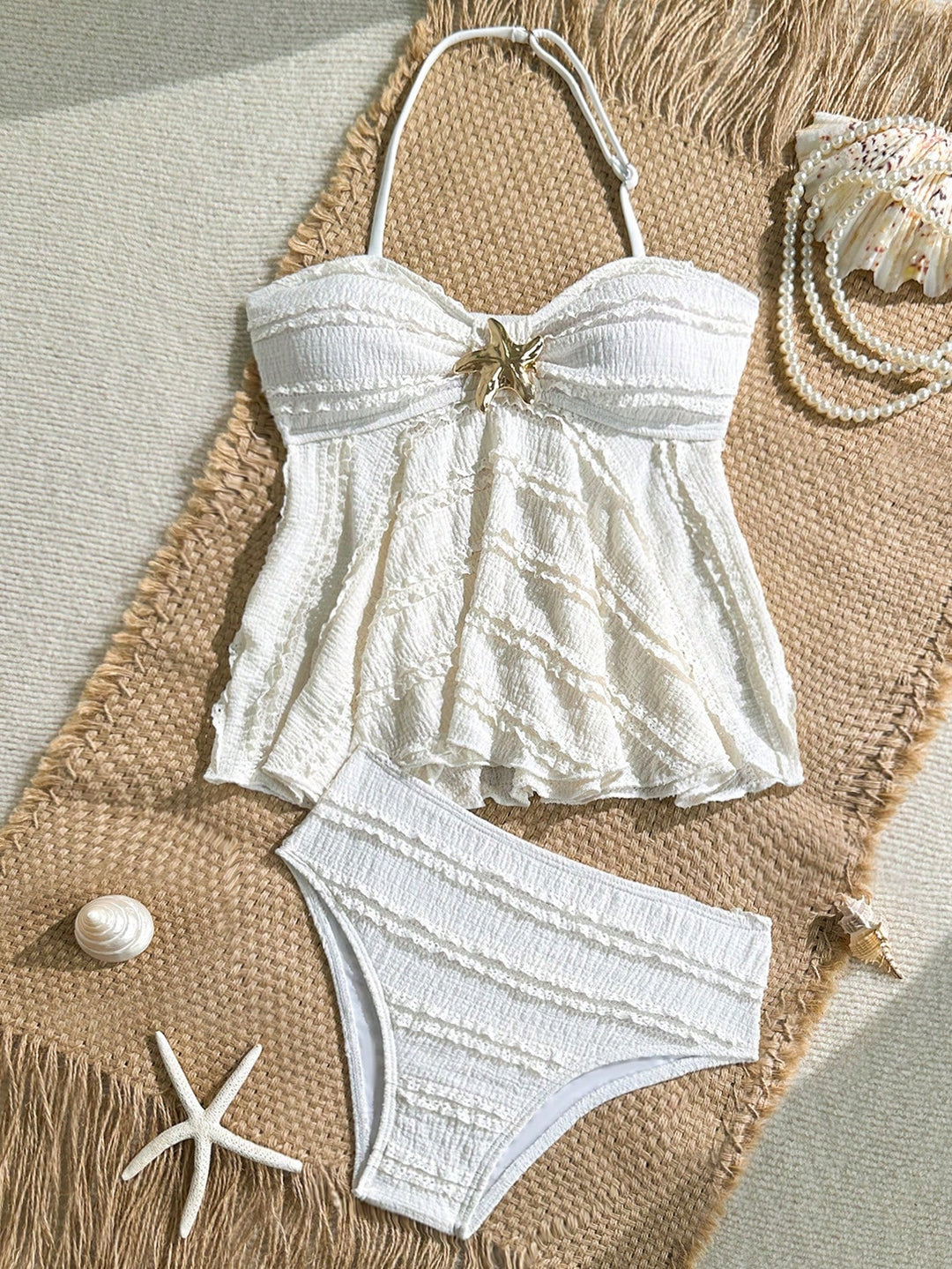 SHEIN bikini szett, bézs