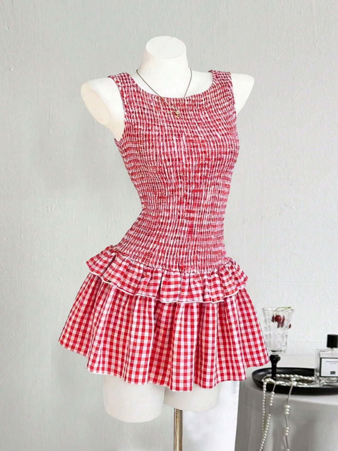 Rochie scurtă SHEIN, roșu