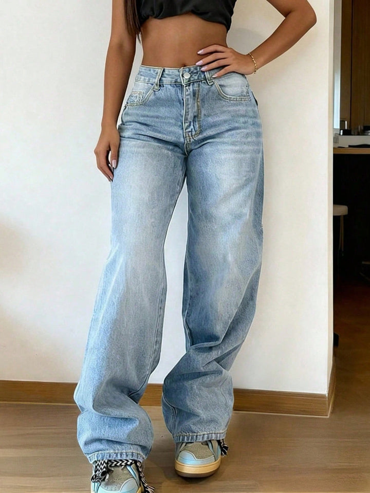 Jeans SHEIN, albastru