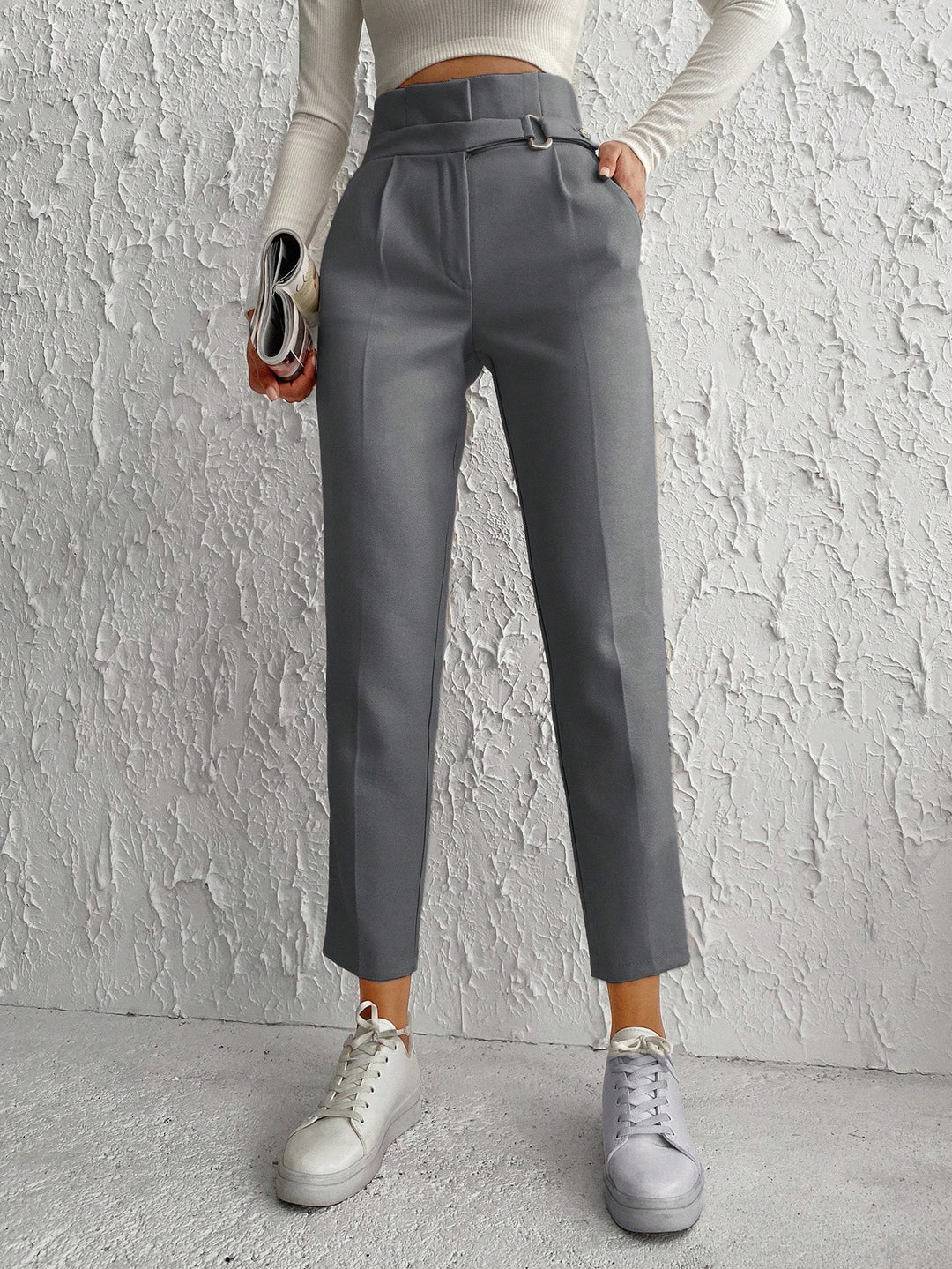 Pantaloni SHEIN, gri