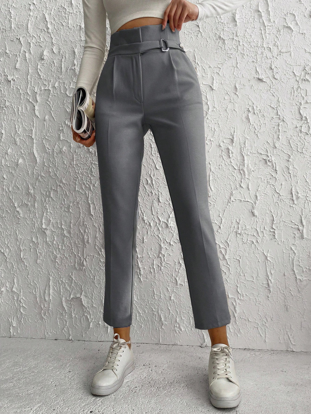 Pantaloni SHEIN, gri