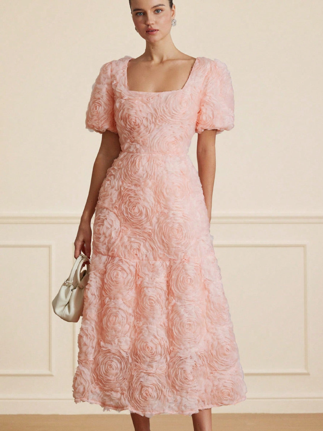 Rochie midi SHEIN, roz
