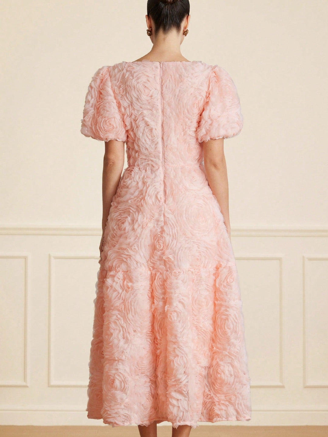 Rochie midi SHEIN, roz