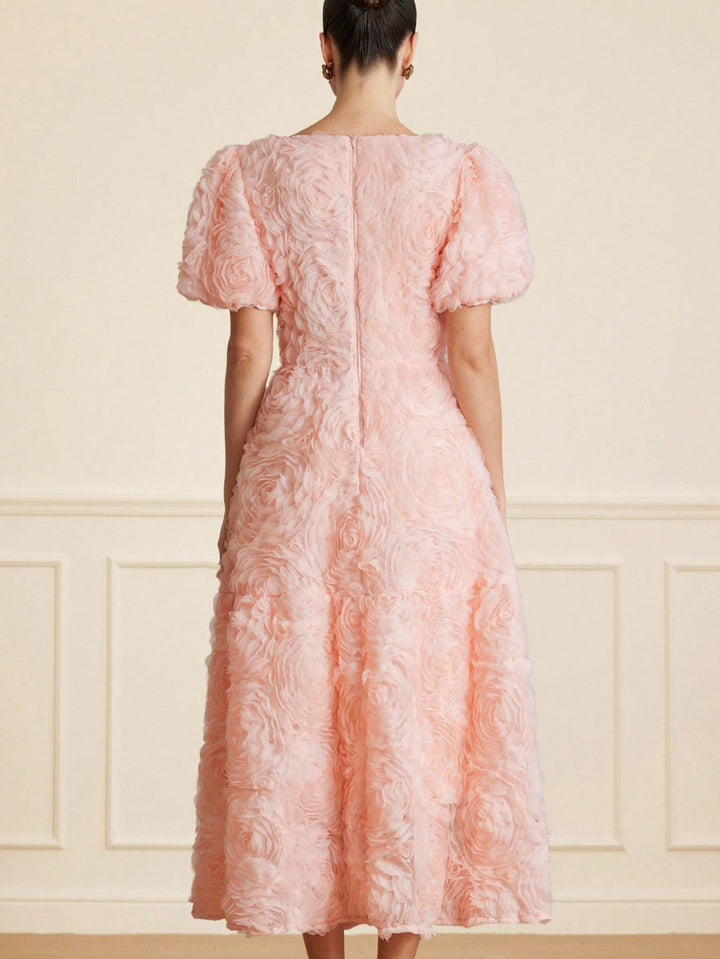 Rochie midi SHEIN, roz