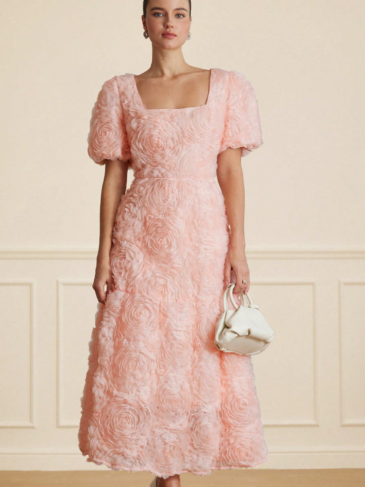 Rochie midi SHEIN, roz