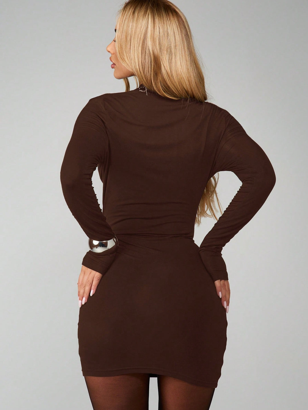Rochie mini SHEIN, maro