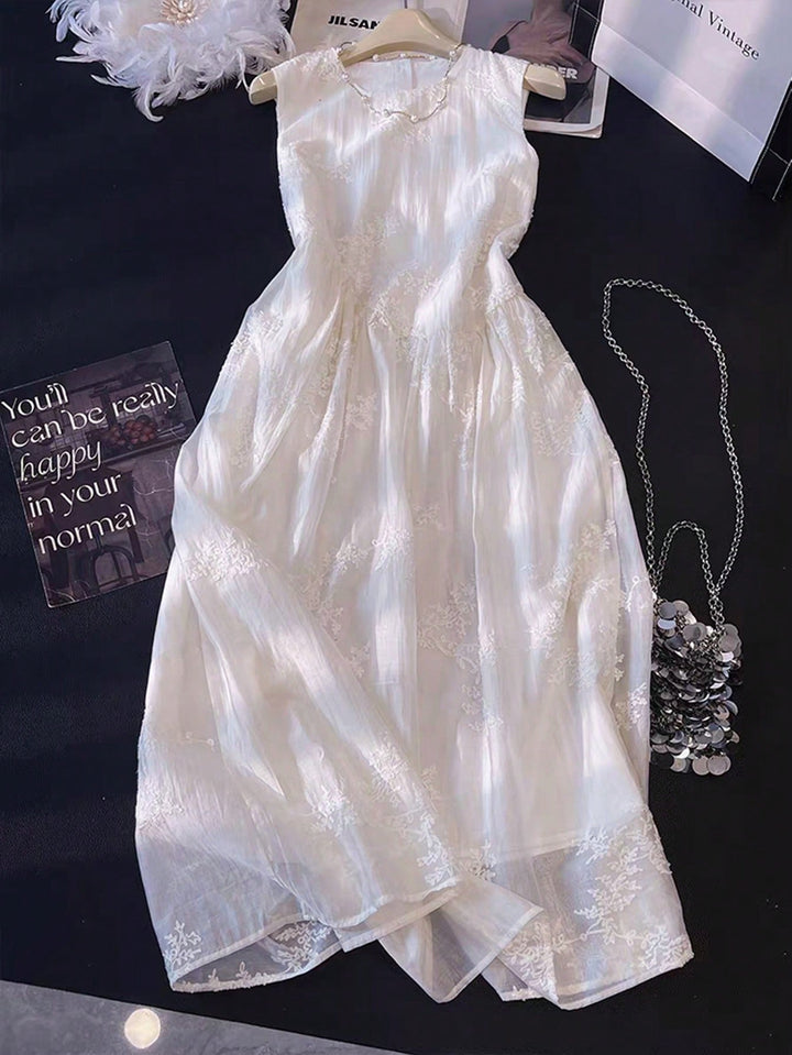 Rochie maxi SHEIN, alb