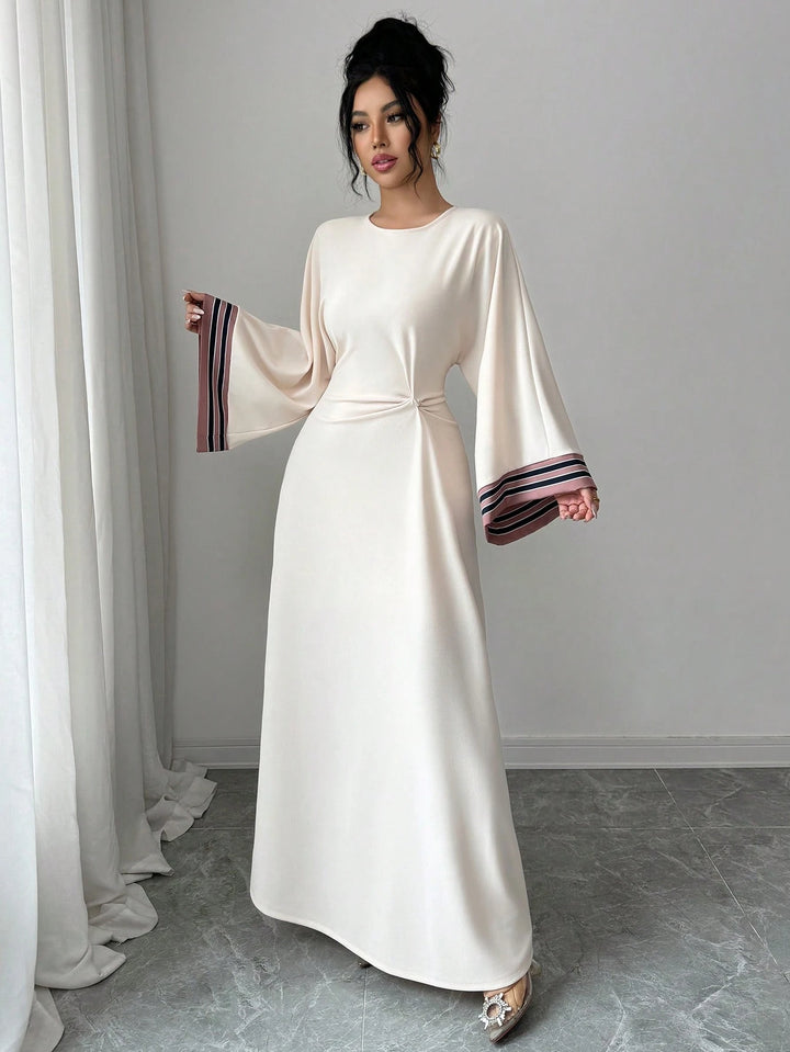 Rochie maxi SHEIN, crem