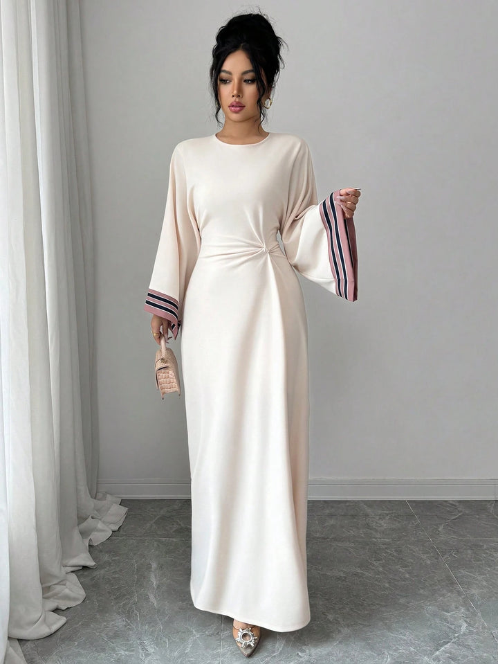 Rochie maxi SHEIN, crem