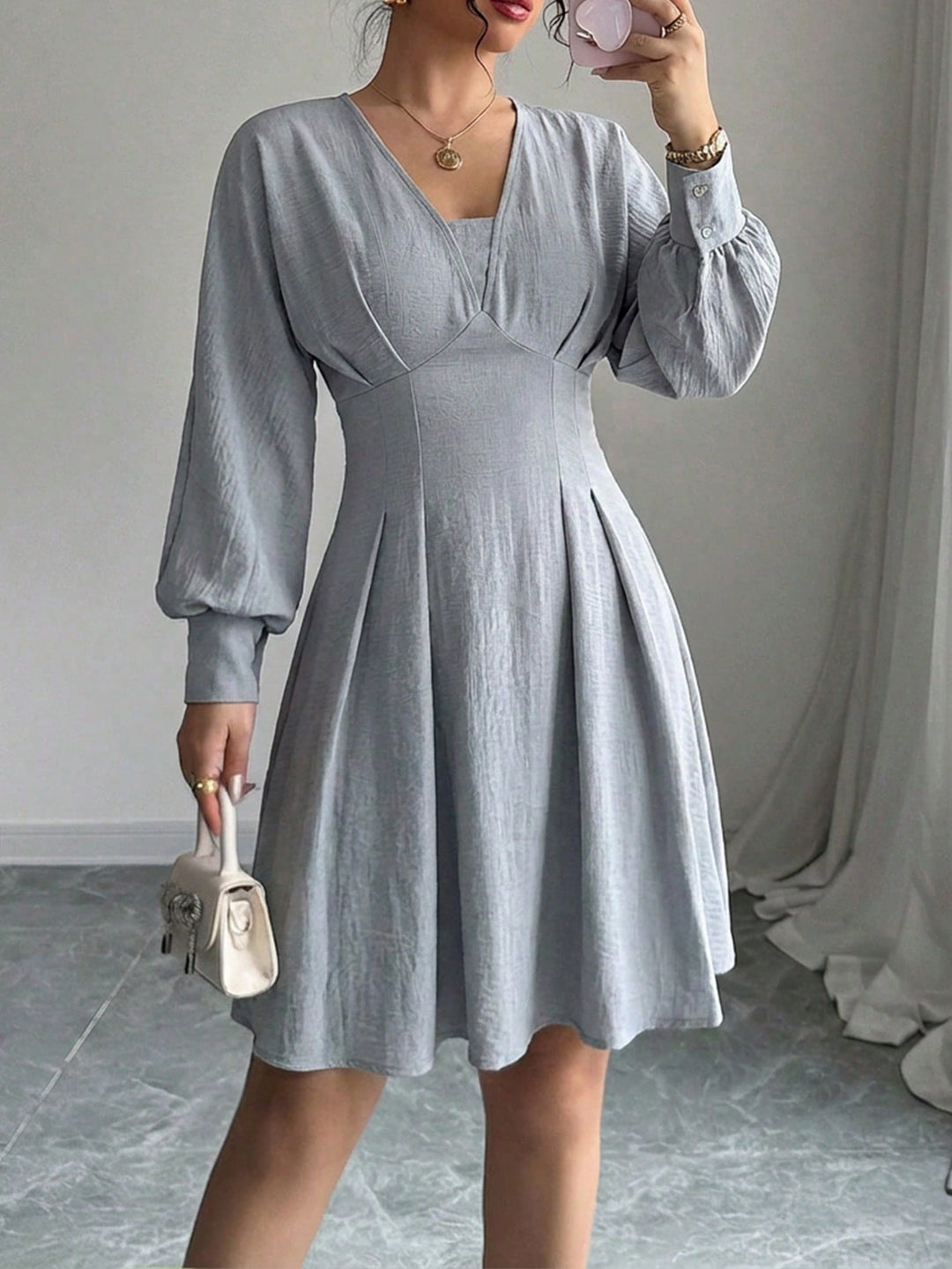 Rochie scurtă SHEIN, albastru